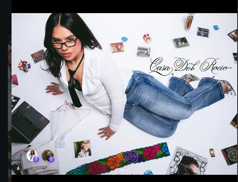 Sara, founder and curator of Casa del Rocío